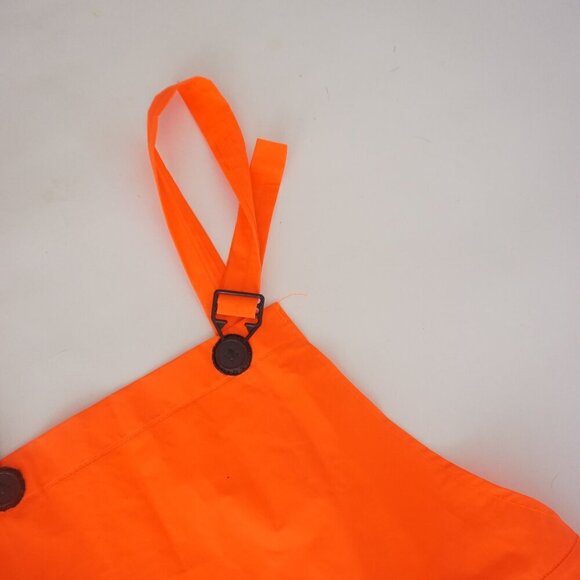 Safeway Orange Waterproof Reflective Rubber Overalls Size XL - Picture 9 of 11